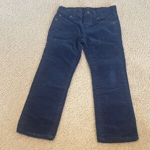 Janie and Jack Navy Corduroy Pants